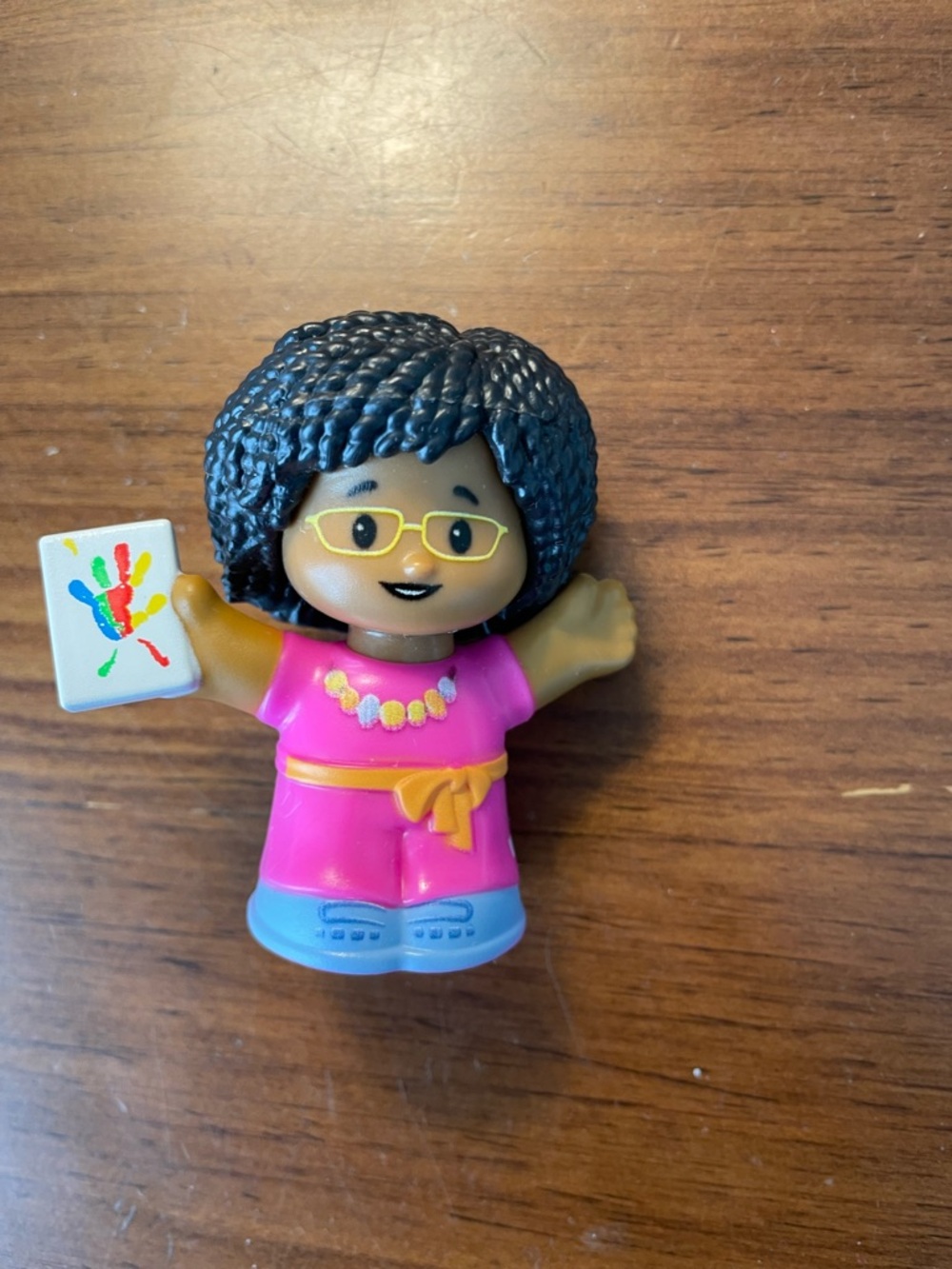 Fisher Price Little People African American School Art Teacher
